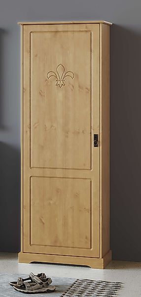 Home affaire Garderobenschrank "Lille Mehrzweckschrank Breite/Höhe: 67/187 günstig online kaufen