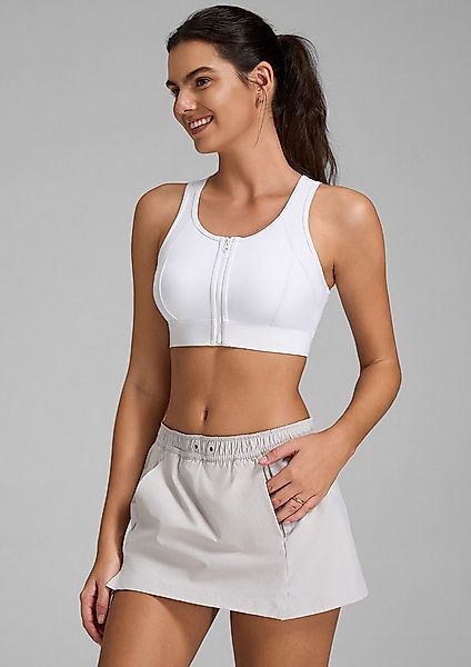 Yvette Sport-BH Starker halt mit Vorderverschluss Mesh Ringerrücken Gepolst günstig online kaufen