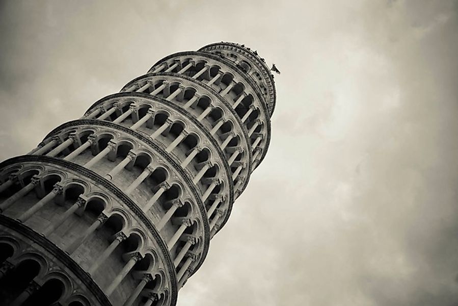 queence Acrylglasbild »Der schiefe Turm« Elemente der Architektur   Europa günstig online kaufen