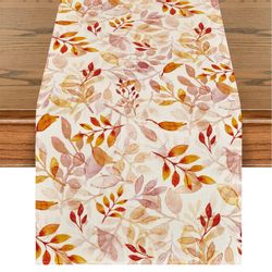 Refttenw Tischläufer Herbst Tischläufer,Tisch Dekoration,Herbstlaub Tischde günstig online kaufen