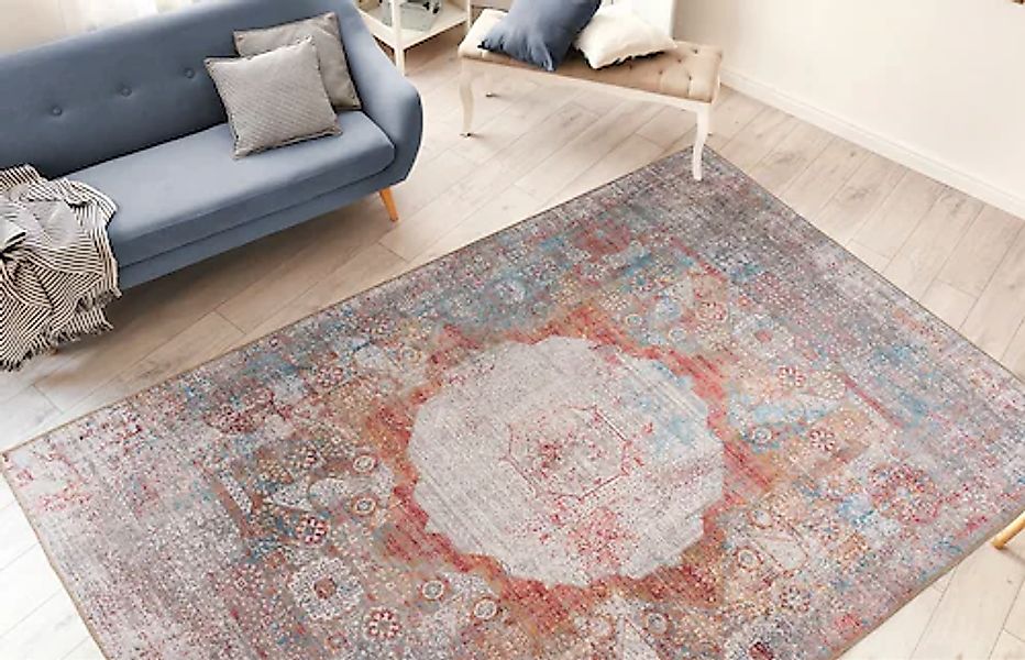 me gusta Teppich »Faye 125«, rechteckig, 6 mm Höhe, Flachgewebe, gedrucktes günstig online kaufen