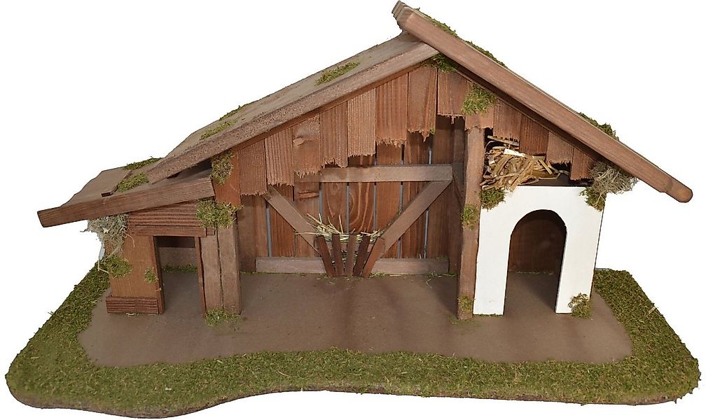 Alfred Kolbe Krippe Weihnachtsdeko (1-tlg), aus Holz, 70x35x33 cm, für Figu günstig online kaufen