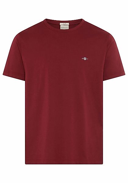 Gant T-Shirt "SLIM SHIELD SS T-SHIRT", mit Logostickerei auf der Brust günstig online kaufen