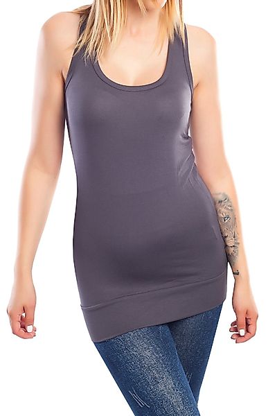 Bongual Ringertop Damen Tanktop Trägertop Sommertop günstig online kaufen