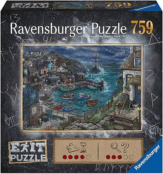 Ravensburger Puzzle Das Fischerdorf, 759 Puzzleteile, Made in Germany günstig online kaufen