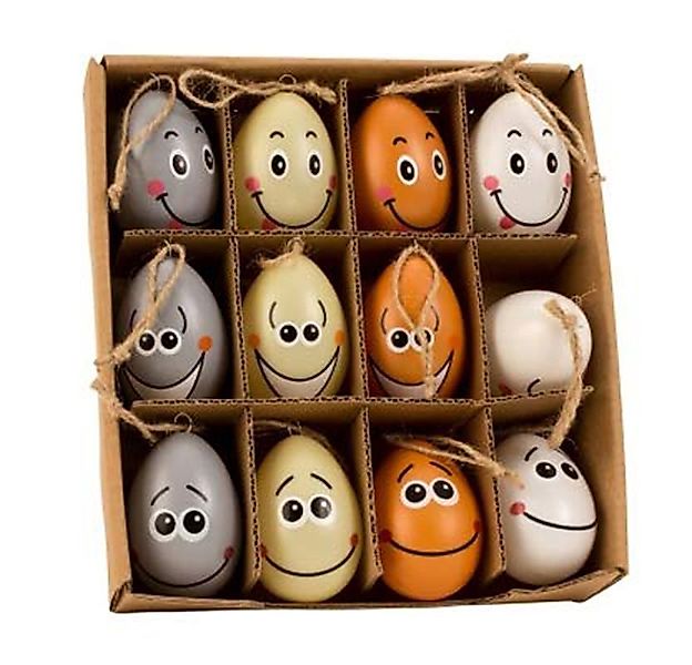 LB H&F Lilienburg Dekoteller 12er SET Osterei Ostereier Osterhänger Osterde günstig online kaufen