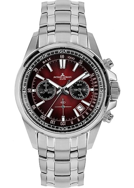 Jacques Lemans Chronograph Liverpool 1-2117ZQ, Quarzuhr, günstig online kaufen