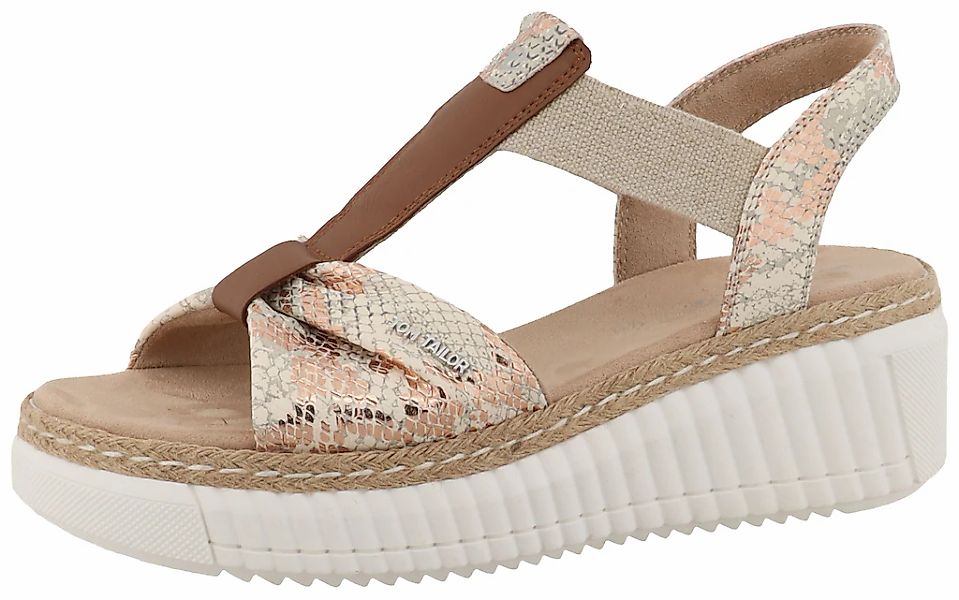 TOM TAILOR Keilsandalette "Vally" Plateau, Sommerschuh, Riemchensandale in günstig online kaufen