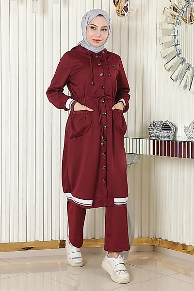 MODAMİHRAM Hosenanzug Kapuzen-Ripp-Set günstig online kaufen