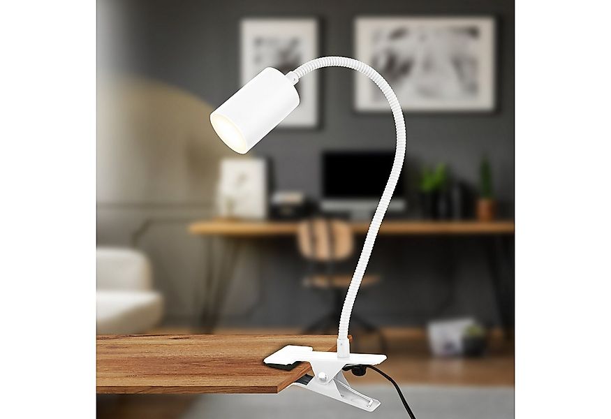 Briloner Leuchten Wandleuchte LED Schreibtischlampe Leselampe Home Office B günstig online kaufen