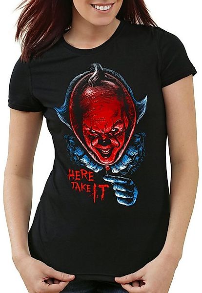 style3 T-Shirt Nimm ES pennywise clown horrorfilm halloween stephen king günstig online kaufen