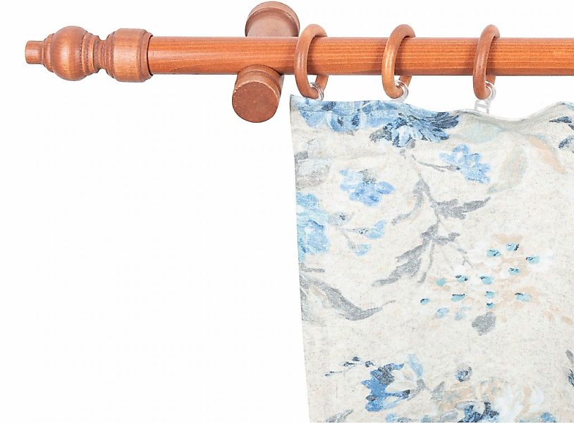SN DECO GROUP Gardinenstange "Filigrano" 1 läufig-läufig Fixmaß 28 mm, Holz günstig online kaufen