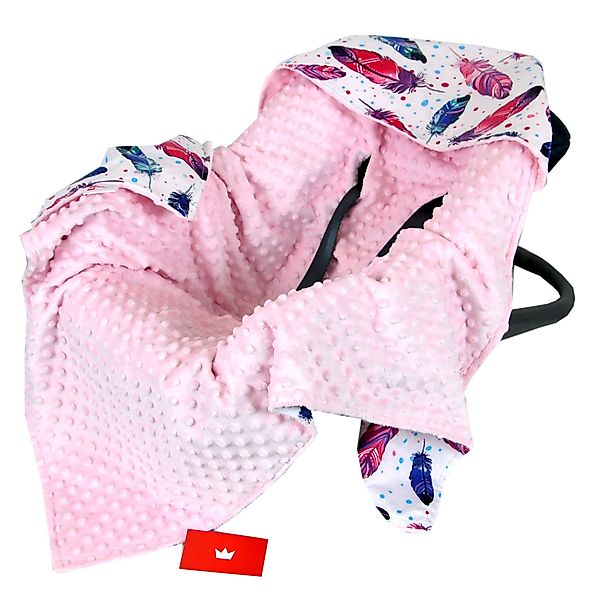 Einschlagdecke BabyLux Baby EINSCHLAGDECKE Babyschale 90x90 günstig online kaufen