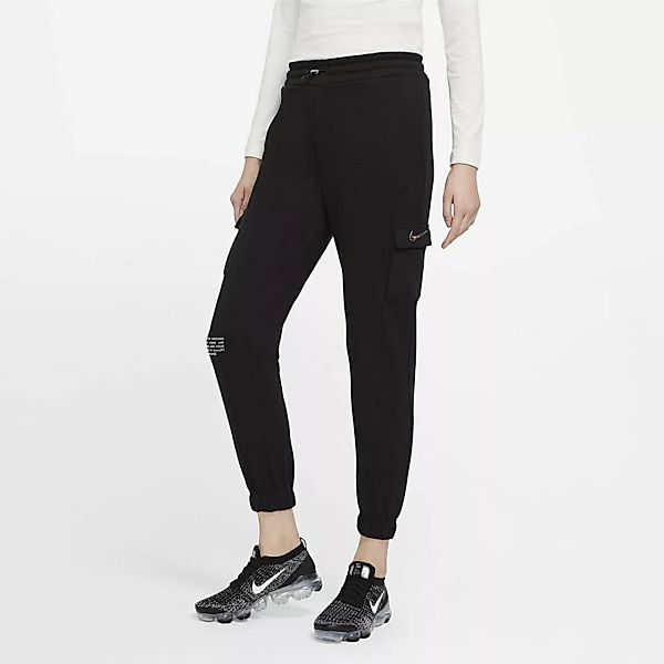 Nike Sportswear Swoosh Mid Rise Hose M Black / White günstig online kaufen
