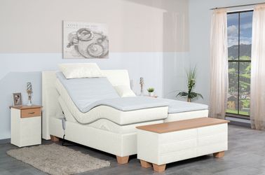 Meisterbetten Boxspringbett Syma (mit Motor, 7-Zonen günstig online kaufen