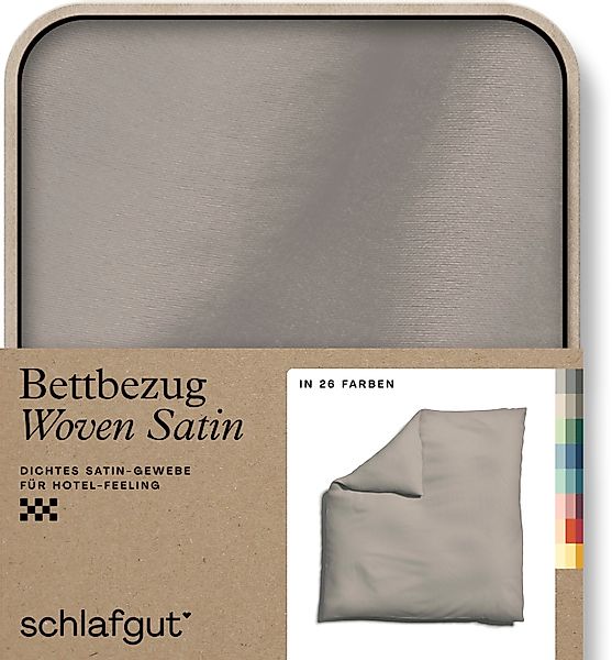Schlafgut Bettbezug Woven Satin, (1 St), günstig online kaufen