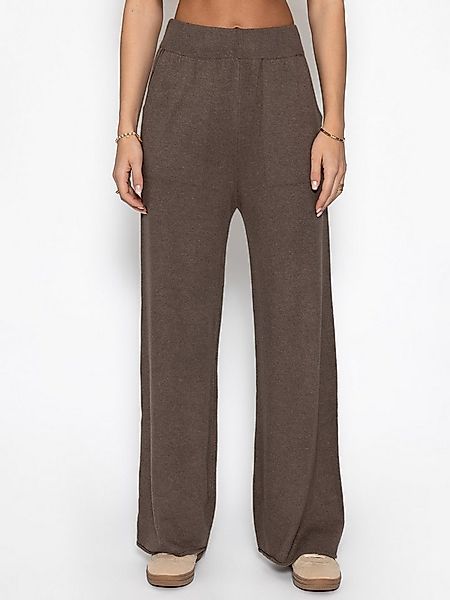 SASSYCLASSY Stoffhose Strickhose mit Kaschmiranteil für Damen Weiche Hose m günstig online kaufen