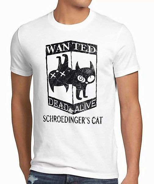 style3 T-Shirt Wanted Schroedingers Katze big sheldon bang cooper cat theor günstig online kaufen