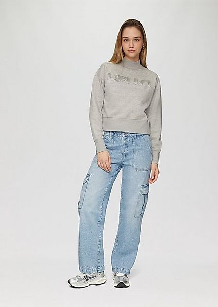 QS Stoffhose Jeans Catie / Relaxed Fit / Mid Rise / Wide Leg günstig online kaufen