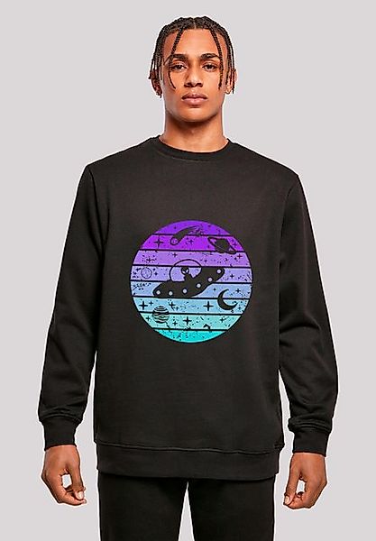 F4NT4STIC Sweatshirt Retro Alien Weltraum Sonnenuntergang Premium Qualität günstig online kaufen