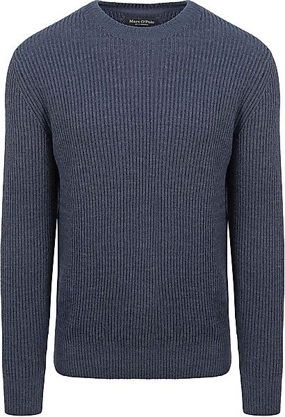 Marc O'Polo Pullover Wool Blend Navy - Größe XXL günstig online kaufen