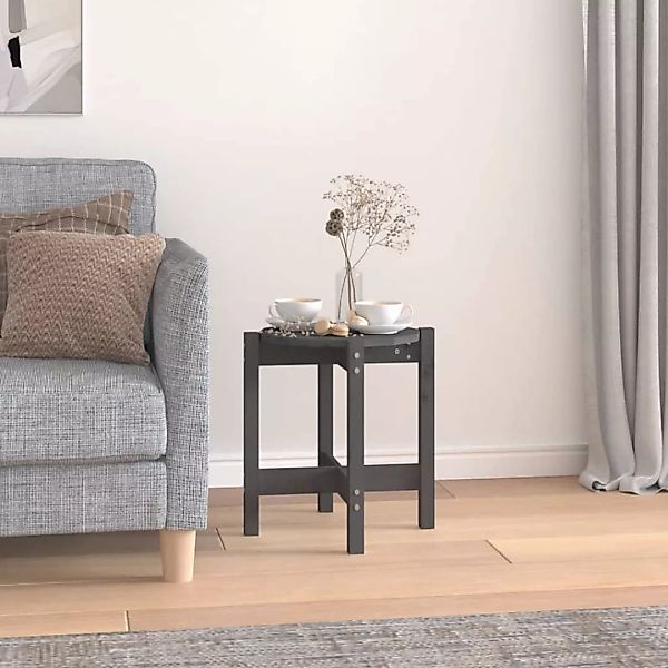 vidaXL Couchtisch Couchtisch Grau Ø 42,5x45 günstig online kaufen
