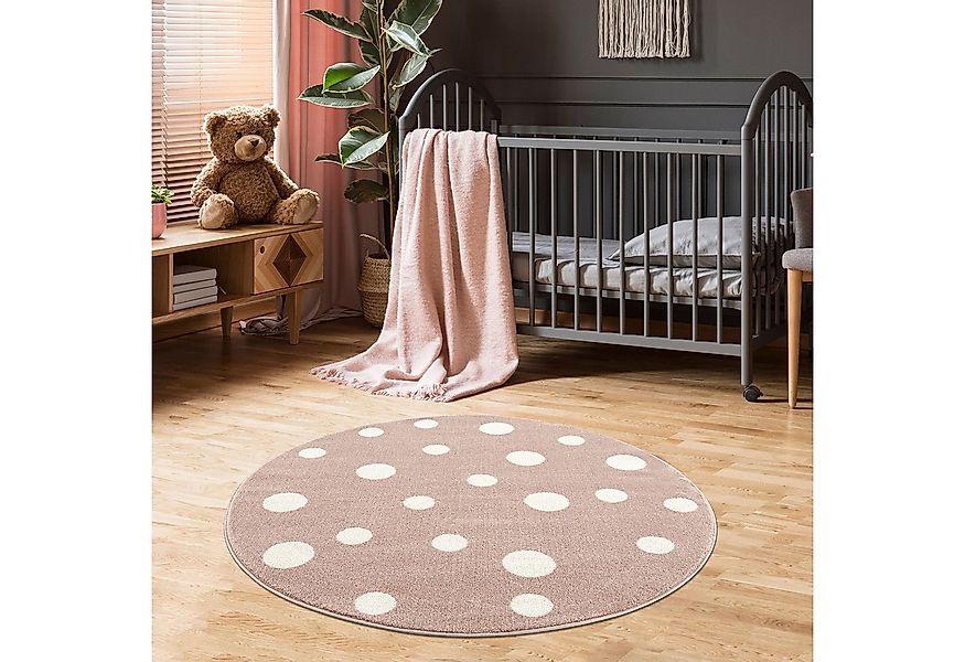 Jimri Kinderteppich DOT´S Teppiche für Kinderzimmer, Kinderzimmerteppich, T günstig online kaufen