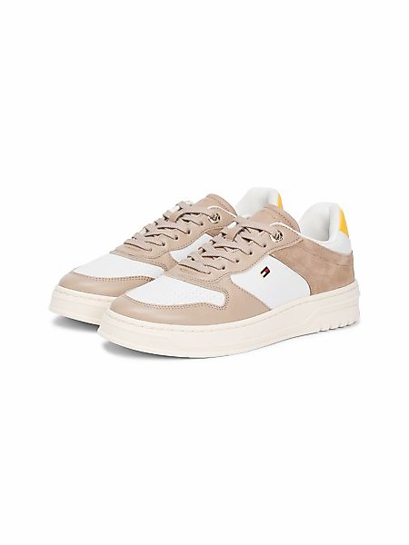 Tommy Hilfiger Plateausneaker "TH SPORTY CUPSOLE TUMBLED LTR" günstig online kaufen