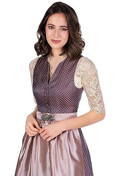 MarJo Dirndl Midi Dirndl 2tlg. - EVI - pflaume/beige günstig online kaufen