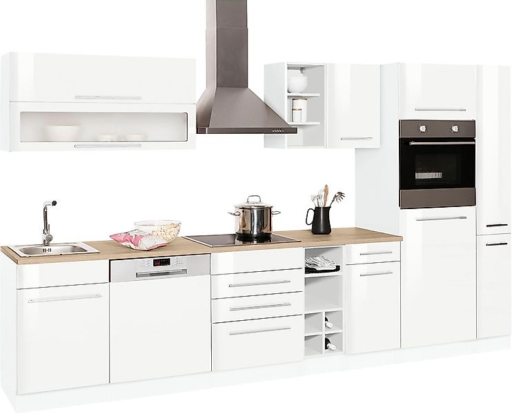 KOCHSTATION Küchenzeile »KS-Eton«, ohne E-Geräte, Breite 330 cm günstig online kaufen