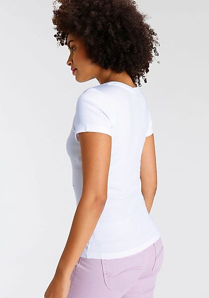 KangaROOS T-Shirt Kurzarm, körpernahe Passform, aus günstig online kaufen