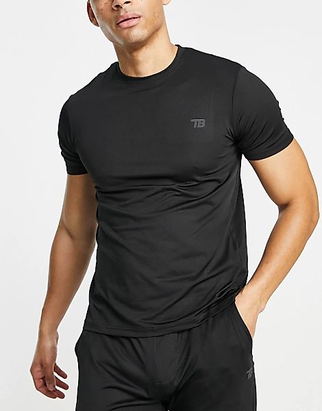 Threadbare – Active – Trainings-T-Shirt in Schwarz günstig online kaufen