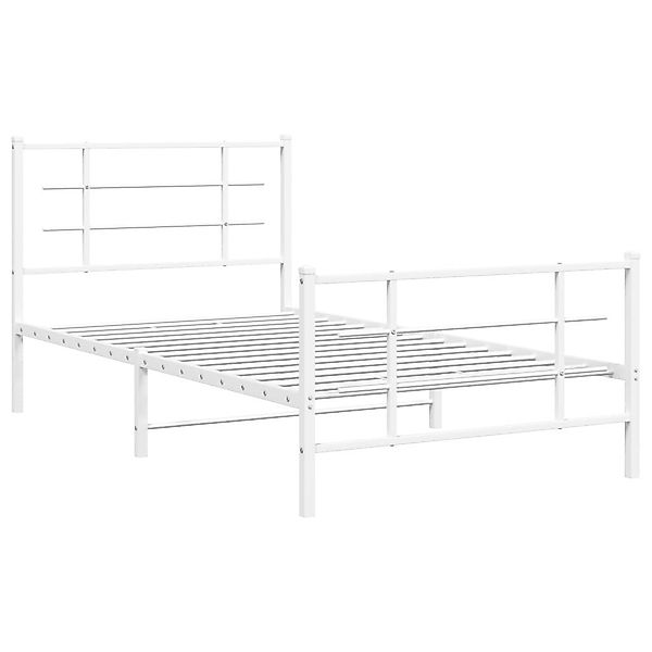 vidaXL Bett Bettgestell mit Kopf- und günstig online kaufen