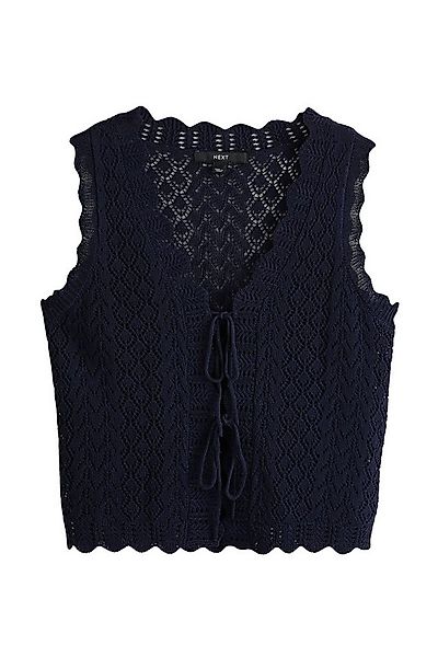Next Anzugweste Trägertop mit Bindedetail mit Spitze und Leinen (1-tlg) günstig online kaufen