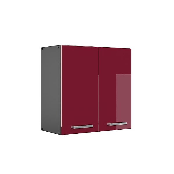 Vicco Hängeschrank R-Line, Bordeaux Hochglanz/Anthrazit, 60 günstig online kaufen
