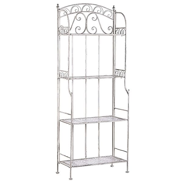 Beliani Badezimmerregal PADUA Cremeweiß 32x61x156 günstig online kaufen