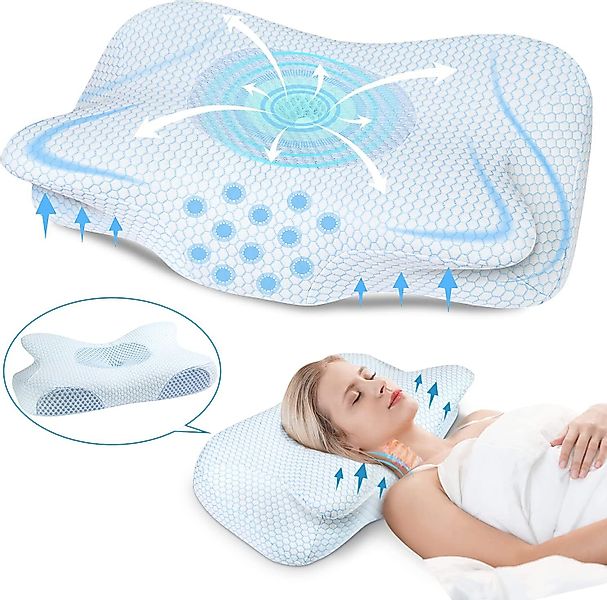 SURFOU Nackenstützkissen Seitenschläferkissen Nackenkissen Ergonomisches ko günstig online kaufen