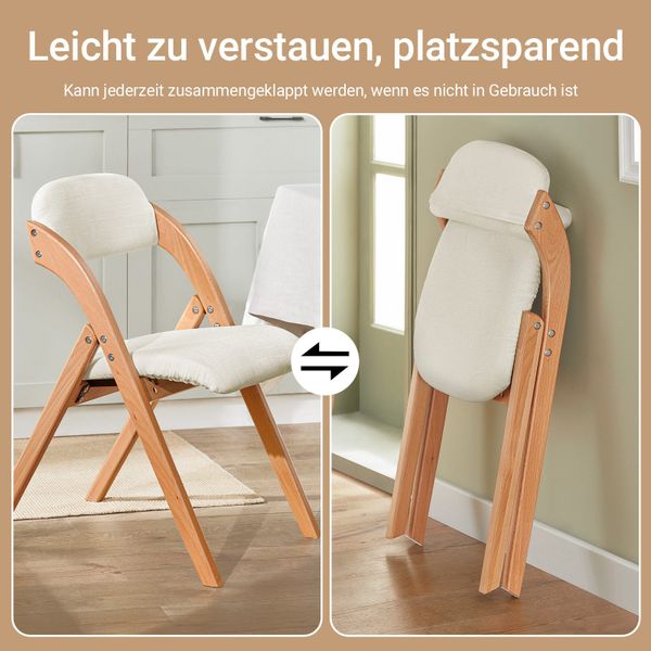 SoBuy Klappstuhl DE-FST92, Esszimmerstuhl Ergonomisch, faltbar, günstig online kaufen
