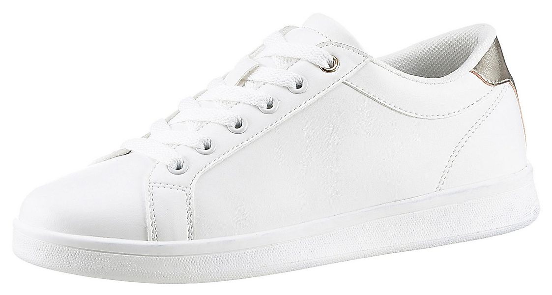 Aniston SHOES Sneaker Schnürschuh, Freizeitschuh mit Metallic-Akzent - NEUE günstig online kaufen