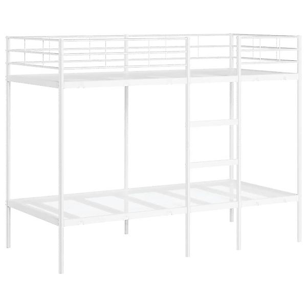 vidaXL Bett Etagenbett ohne Matratze Weiß günstig online kaufen