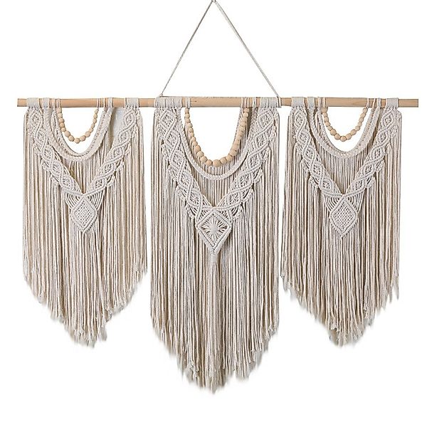 Coonoor Wanddekoobjekt Boho Deko-Makramee Wandbehang, Elegante Wandteppich- günstig online kaufen