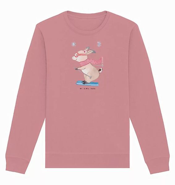 Mr. & Mrs. Panda Longpullover Größe M Hase Skifahren - Canyon Pink - Gesche günstig online kaufen