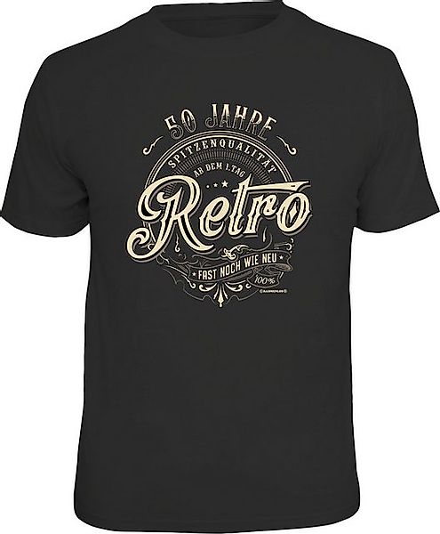 RAHMENLOS® T-Shirt zum Geburtstag: 50 Jahre Retro, fast noch wie neu günstig online kaufen