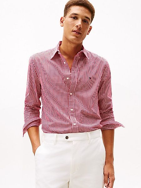 Tommy Hilfiger Langarmhemd FLEX POPLIN BIG GINGHAM regular fit, Button-down günstig online kaufen