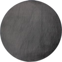 my home Fellteppich "Balu, Kunstfell Teppich, Modern" rund 20 mm Höhe Kanin günstig online kaufen