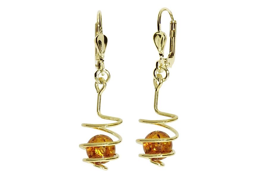 OSTSEE-SCHMUCK Paar Ohrhänger Ostsee-Schmuck Ohrhänger Spirale Ohrhänger Sp günstig online kaufen