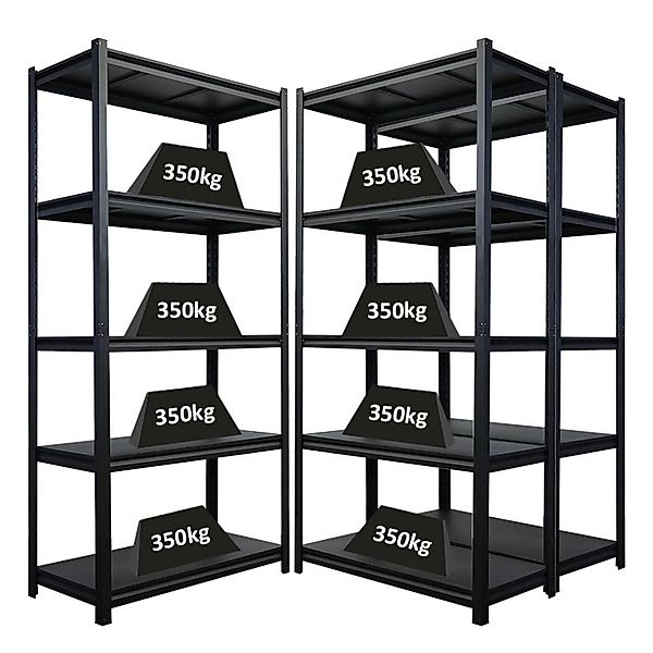 PROREGAL Mega Deal 3x Schwerlastregal Thorin HxBxT 180x90x40cm Fachlast 350 günstig online kaufen