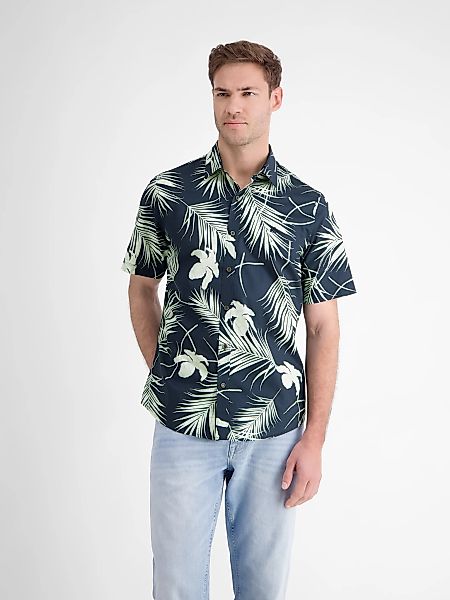 LERROS Kurzarmhemd mit All-Over Print günstig online kaufen