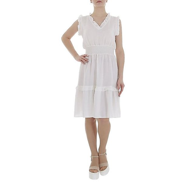 Ital-Design Sommerkleid Damen Freizeit Stufenkleid (85941321) Rüschen Somme günstig online kaufen