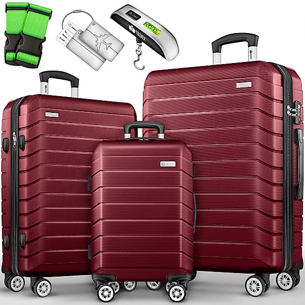 tillvex Trolleyset Reisekoffer Set Koffer Hartschale günstig online kaufen